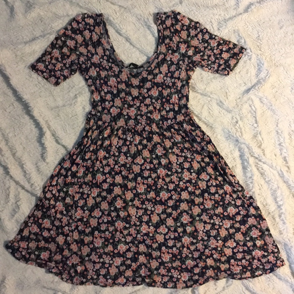 Floral swing dress